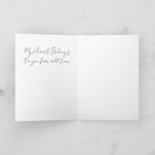 Lasting love Valentine's カード (内部)