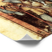 Lat 1023 f.7v DavidとGoliath with Saul by Le Be ポスター (角)