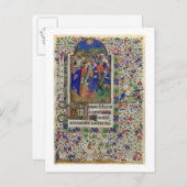 Lat 1156 f.133ユダのキス，営業時間から ポストカード (正面/裏面)