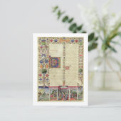 Lat 422 VolI fol.280v本書の始まり ポストカード (スタンド正面)