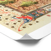 Lat 9471 f.16r11月，グランドヘアーズdから ポスター (角)