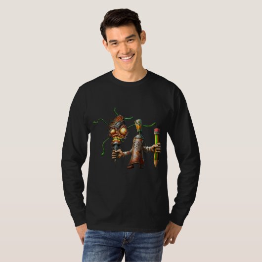 lata mutante Playera Tシャツ (正面フル)