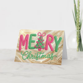 Latch Hook Yarn Crochet (Faux, Not actual Yarn) シーズンカード