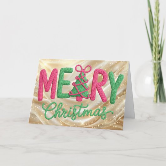 Latch Hook Yarn Crochet (Faux, Not actual Yarn) シーズンカード (正面)