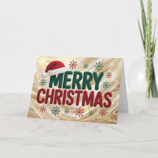 Latch Hook Yarn Crochet (Faux, Not actual Yarn) シーズンカード (正面)