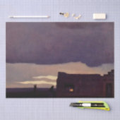 「Late Afternoon」メイナード・ディクソンによる西部劇アート 薄葉紙 (クラフト)