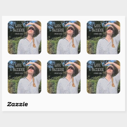 Late Bloomer Sticker!! スクエアシール (シート)