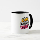 Late Delayed T-Shirt – Funny  Humor tee マグカップ (正面右)