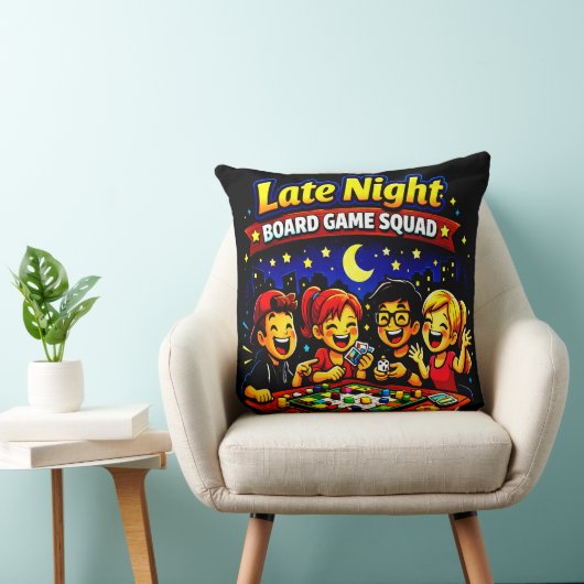 Late night board game squad クッション (椅子)