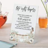 Late night diapers 台座サイン (インサイチュ)