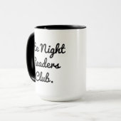 Late Night Readers Club Coffee Tea Mug マグカップ (正面左)