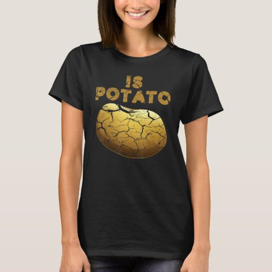 Late Show Is Potato Funny Is Potato - Is Potato As Tシャツ (正面)