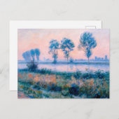 Late Summer morning Landscape by the Havel River シーズンポストカード (正面/裏面)