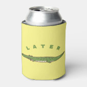 Later Alligator Can Cooler - Fun Farewell Design 缶クーラー (缶正面)