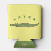 Later Alligator Can Cooler - Fun Farewell Design 缶クーラー (裏面)