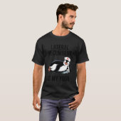 Lateral Recumbent is My Yoga Funny Nurse Penguin N Tシャツ (正面フル)