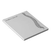 Lateral Spine Logo Doctor パーソナライズされた Notepad ノートパッド (アングル)