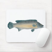 Lateral Striped Pike Cichlid マウスパッド (マウス)