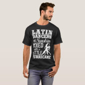 Latin Dance Music Shoes Lessons Beginner Workout D Tシャツ (正面フル)