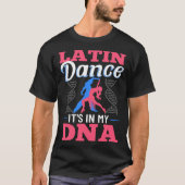 Latin Dance Music Shoes Lessons Beginner Workout D Tシャツ (正面)
