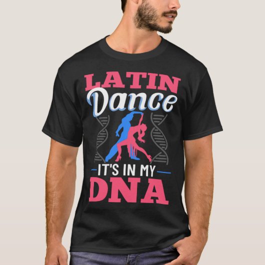 Latin Dance Music Shoes Lessons Beginner Workout D Tシャツ (正面)