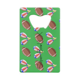 Latin-themed Football クレジットカード栓抜き