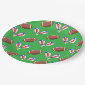 Latin-themed Football ペーパープレート (アングル)