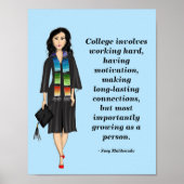 Latina - College Involves Motivational Poster ポスター (正面)