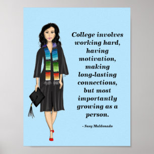 Latina - College Involves Motivational Poster ポスター