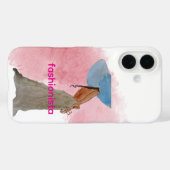 Latina Fashionista with Long Braid Case-Mate iPhoneケース (裏面 (横))