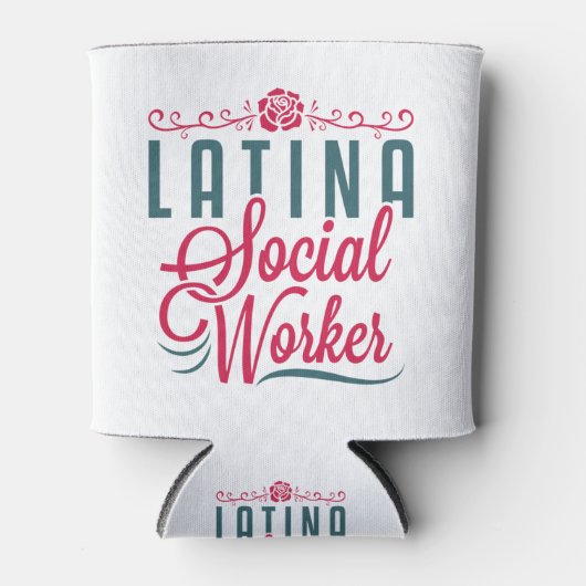 Latina Social Worker LCSW Latinx Hispanic 缶クーラー (正面)