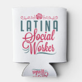 Latina Social Worker LCSW Latinx Hispanic 缶クーラー (裏面)