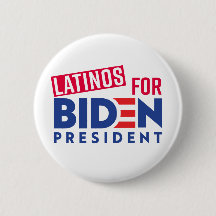 Latinos For Joeバイデン氏ラウンドボタン