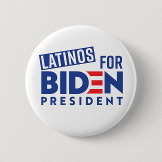 Latinos For Joeバイデン氏ラウンドボタン 缶バッジ