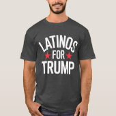 Latinos For Trump Tシャツ (正面)