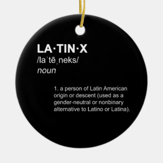 LATINXラテンラテンアメリカ系女性男女兼用定義お尻 セラミックオーナメント