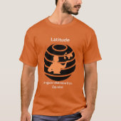 Latitudeエクスプローラテキサス州オレンジティー Tシャツ (正面)