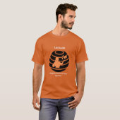 Latitudeエクスプローラテキサス州オレンジティー Tシャツ (正面フル)