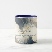 Latitude アルコールインク アートフル マグカップ (中央)