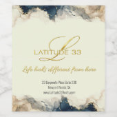 Latitude 33 Realty ワインラベル (シングルラベル)