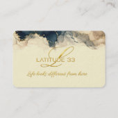 Latitude 33 Realty 一般名刺 名刺 (裏面)