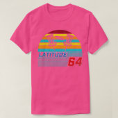 Latitude 64ディスクゴルフレトロヴィンテージ男性女性 tシャツ (デザイン正面)