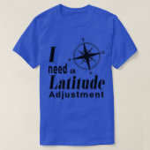 Latitude Adjustment Tシャツ (デザイン正面)