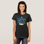 Latke Hanukkah Holiday Retro Dreidel Menorah Jewis Tシャツ (正面フル)