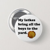 Latkes 缶バッジ (正面&裏面)