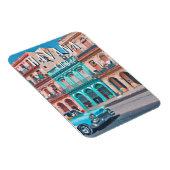 l'atmosphère vibrante de La Havane マグネット (右側)