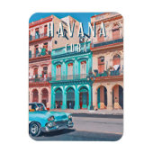 l'atmosphère vibrante de La Havane マグネット (縦)