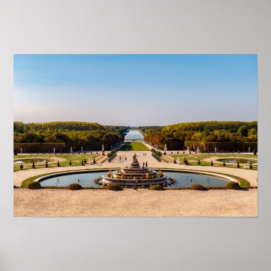 Latona Fountain and Grande Perspective、ベルサイユ ポスター (正面)