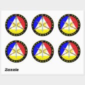 Latosa Escrimaスタンプ ラウンドシール (シート)