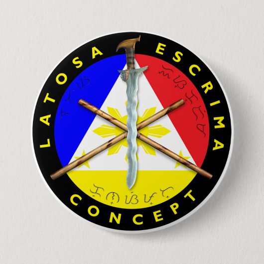 Latosa Escrimaボタン 缶バッジ (正面)